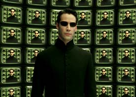Кадр из фильма 'Matrix: Reloaded'.